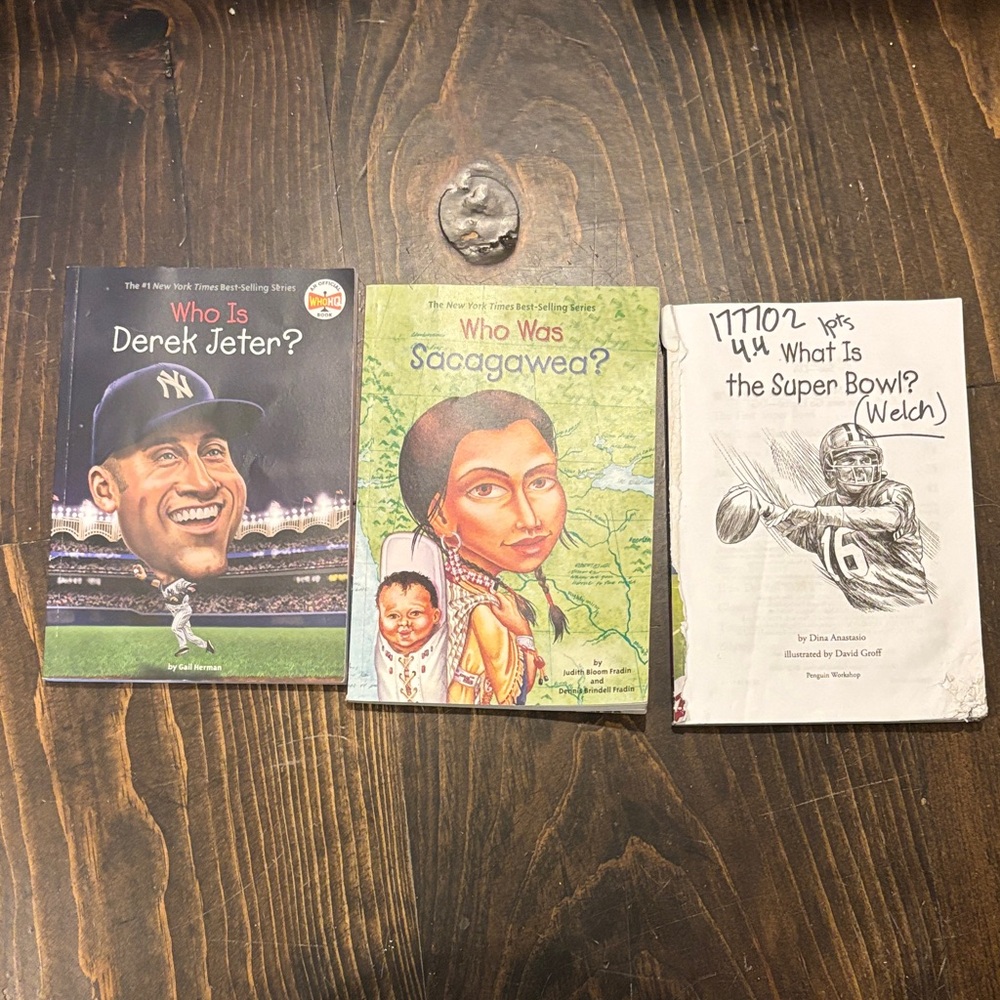 Set of Three “WHO IS/WAS/WHAT IS” books